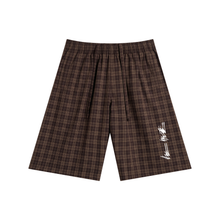 Load image into Gallery viewer, LM Double Signature Plaid Wide Leg Shorts
